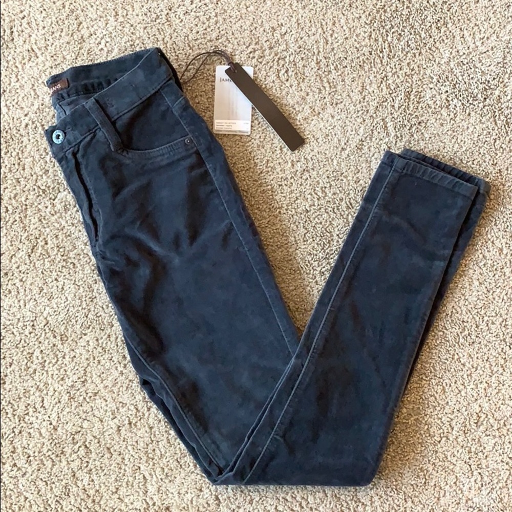 James Jeans velvet grey jeans